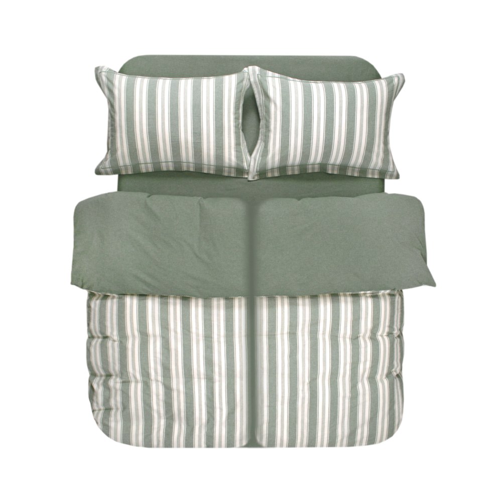 Постельное белье Lotus Home - Edmonta green семейный