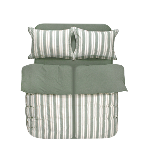Постельное белье Lotus Home - Edmonta green семейный