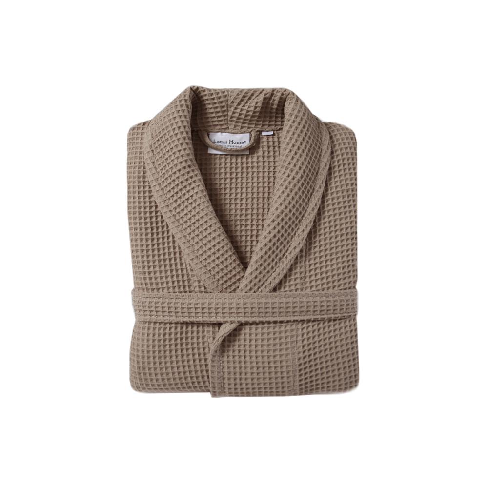 Халат Lotus Home - Waffle kahve S