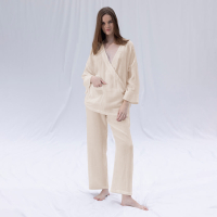 Домашняя одежда Penelope - Serli kruvaze kimono kisa somon лососевый S-M