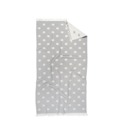 Полотенце Lotus Home Pestemal - Star 90*160 grey серый