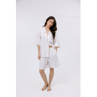 Пижама unisex Lotus Home - City Shorts розово-голубой M
