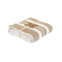 Плед Lotus Home - Infinity Stripe бежевий 200*220