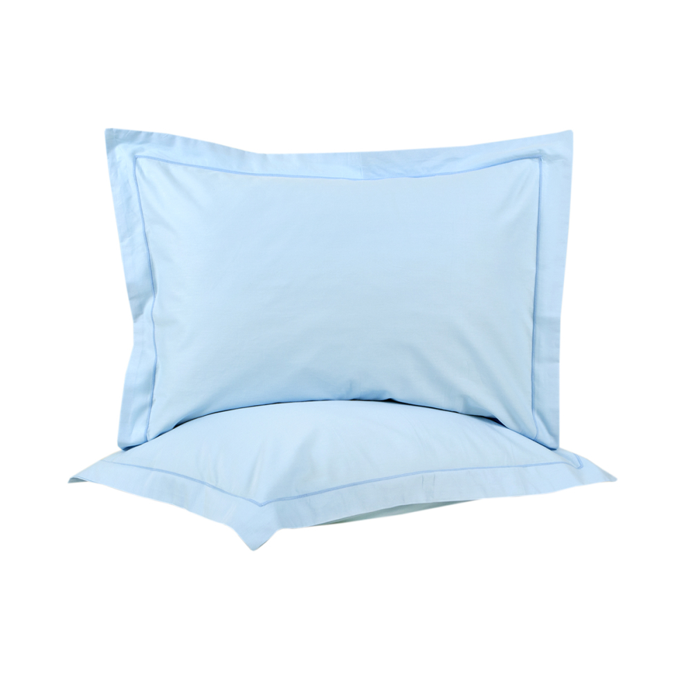 Наволочки сатин Lotus Home - Dakota Modern блакитний 50*70+5 (2 од)