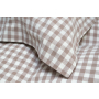 Постельное белье Lotus Home - Checked Gingham кофе семейный