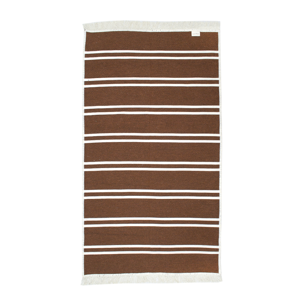 Килим Lotus Home - Infinity Stripe цегляний двосторонній 80*150