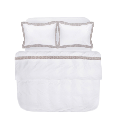 Пододеяльник с наволочками Penelope - Elegance stone бежевый 260*240+50*70 (2)