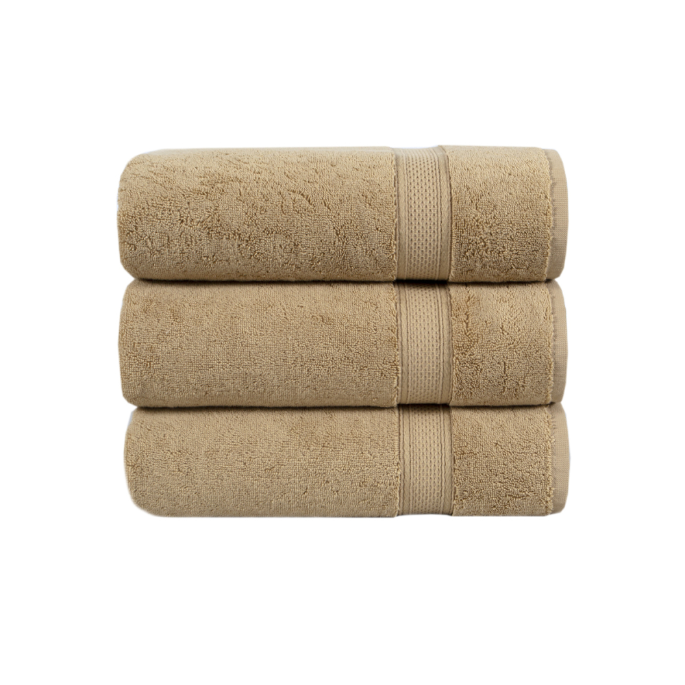 Полотенце махровое Lotus Home - Grand soft twist cappuccino капучино 90*150