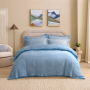 Покрывало Lotus Home - Larna muslin blue 200*220