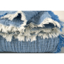 Покрывало Lotus Home - Larna muslin blue 200*220
