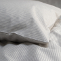 Постельное белье Lotus Home - Premium Percale Stripe серый семейный