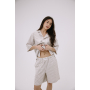 Піжама unisex Lotus Home - City Shorts коричневий S