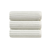 Рушник Lotus Home Готель Premium - Microcotton Stripe Ecru-Sage 50*90 550 г/м²