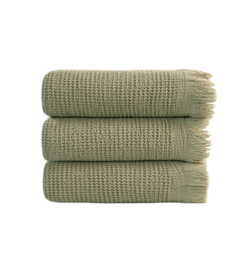 Полотенце Lotus Home - Rius olive оливковый 50*100
