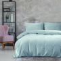 Постельное белье Lotus Home Washed cotton - Kansas ментоловый евро