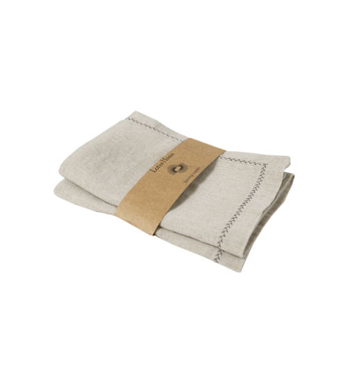 Набор столовых салфеток со льна Lotus Home - Benna linen 35*50 (2 шт)